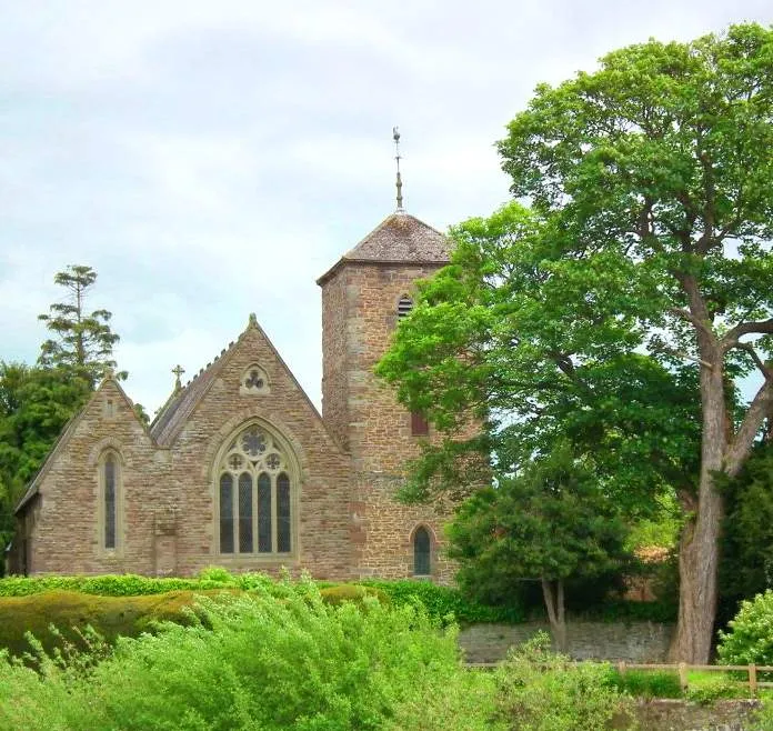 Mordiford, Herefordshire, The Parish Church of The Holy Rood.