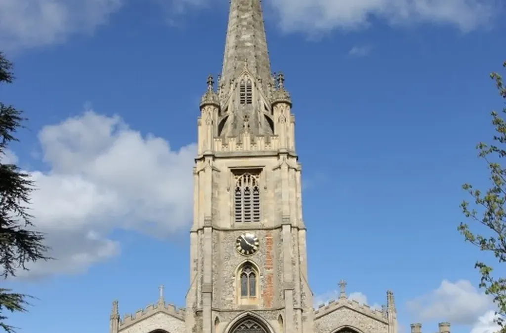Saffron Walden, Essex, The Parish Church of St Mary the Virgin.