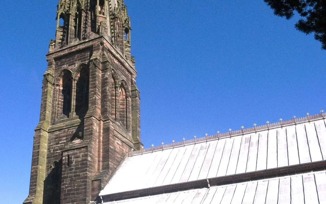 Cheadle, Staffordshire, St Giles R C Church.