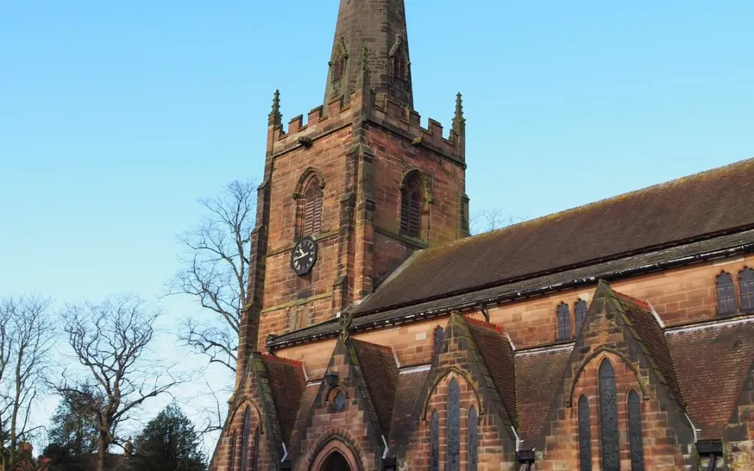 Brewood, Staffordshire, The Parish Church of St Mary & St Chad.