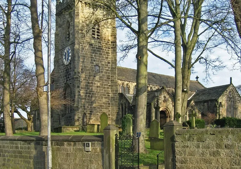 Guiseley, West Yorkshire. The Parish Church of St Oswald King & Martyr.
