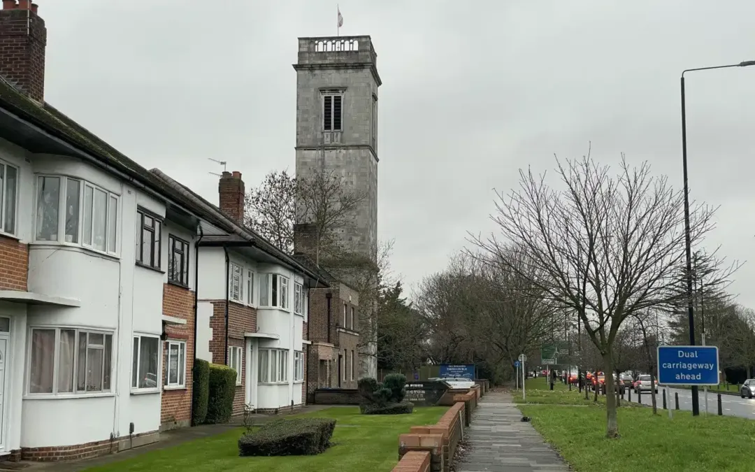 Twickenham, Middlesex. All Hallows Parish Church.