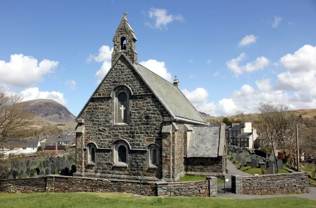 Llan Ffestiniog, Gwynedd. The Former Church of St Michael.